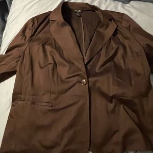 Rafaella Brown Blazer Jacket